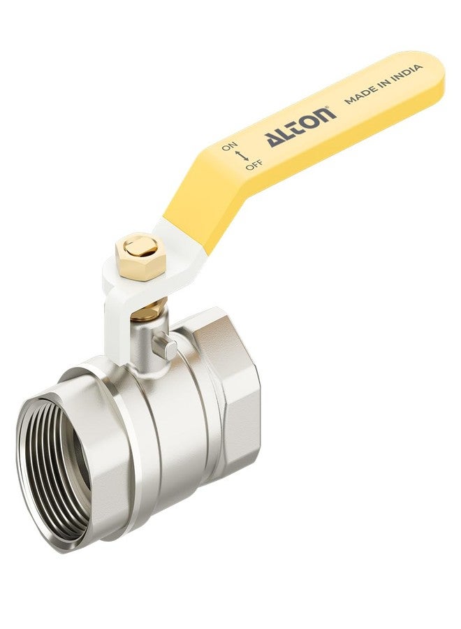 ALTON ALD925, Brass, Heavy Ball Valve for Pipe Fittings | Valve | Stop Cock Valve, (½ inch) - Image 1